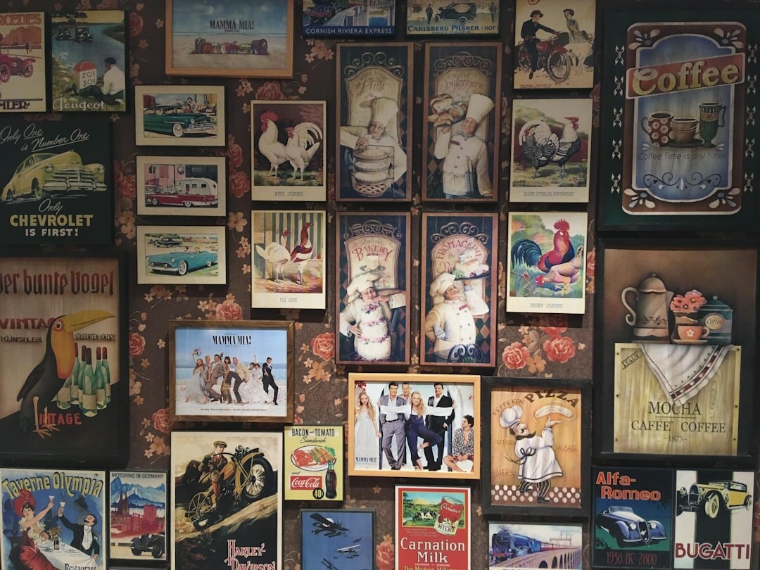 collection of vintage posters