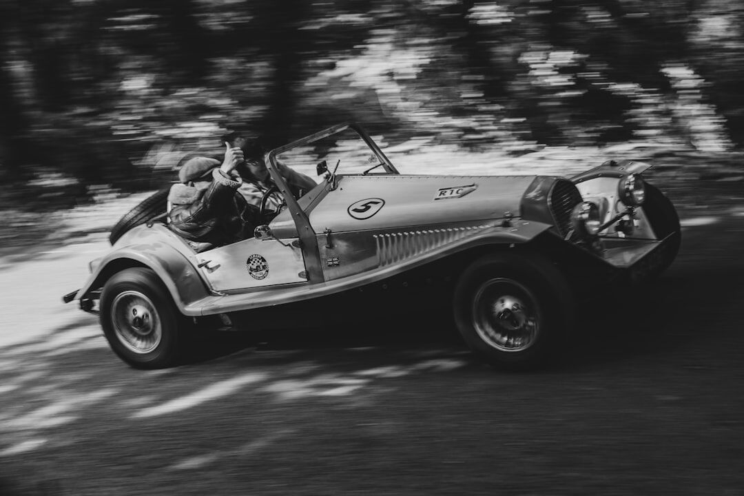 vintage car advertisement